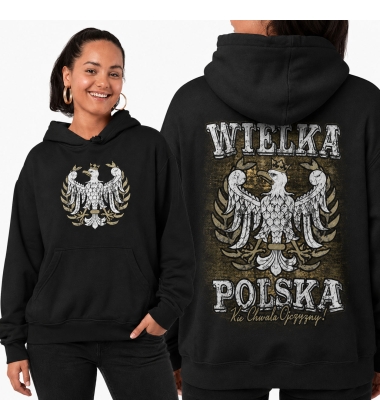 Damska bluza z kapturem WIELKA POLSKA